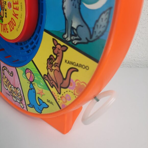 Mattel See 'n Say The Zoo Keeper Says Vintage 1983 Toy Pull String 80s Toy - Picture 6 of 8